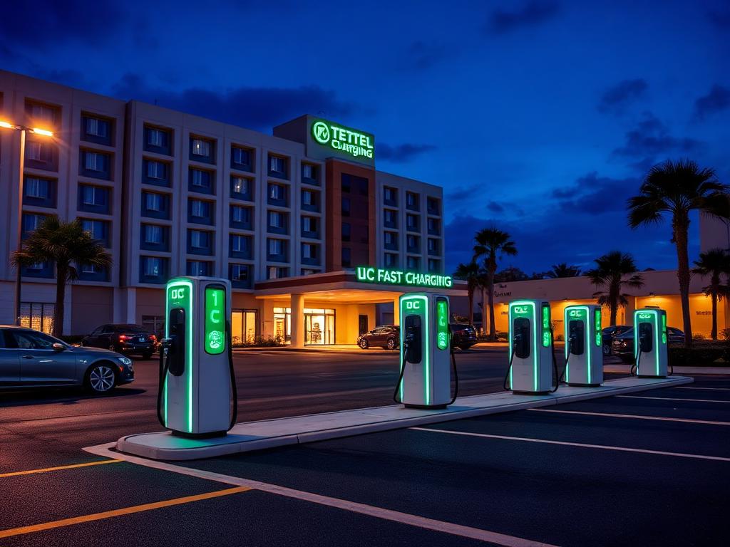 2 × 150 kW Hotel-Ladepark